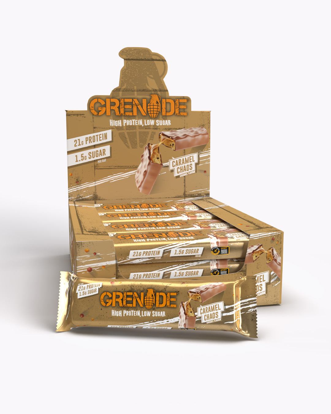 Grenade Caramel Chaos Protein Bar 60g