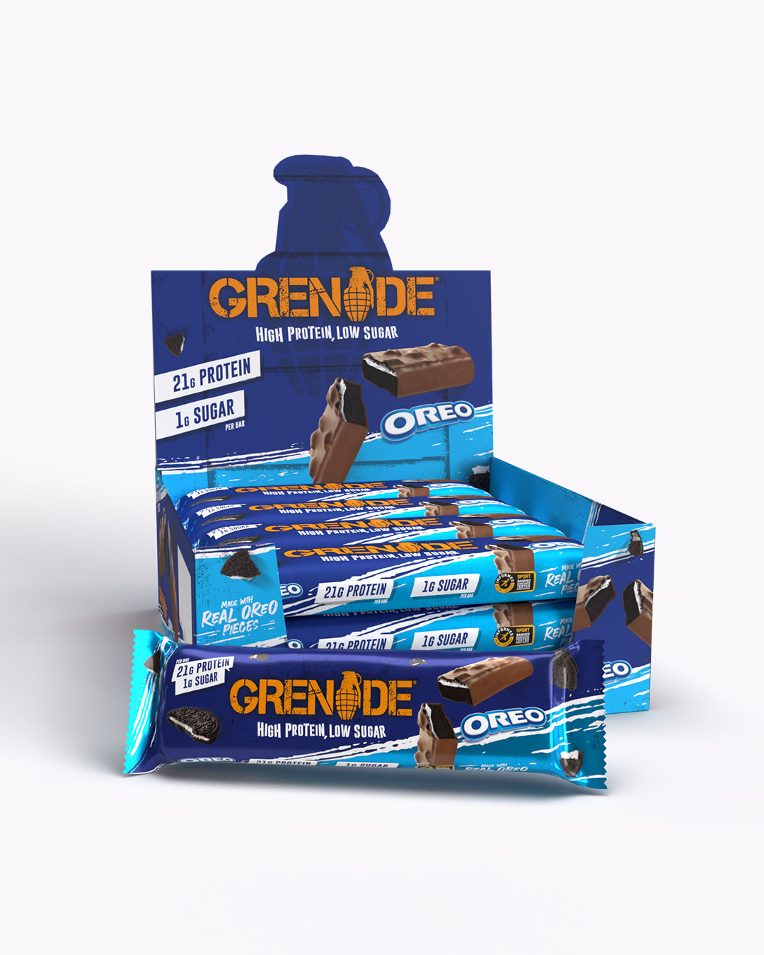 Grenade Oreo Protein Bar 60g - Case of 12 - BBE 30/11/2025