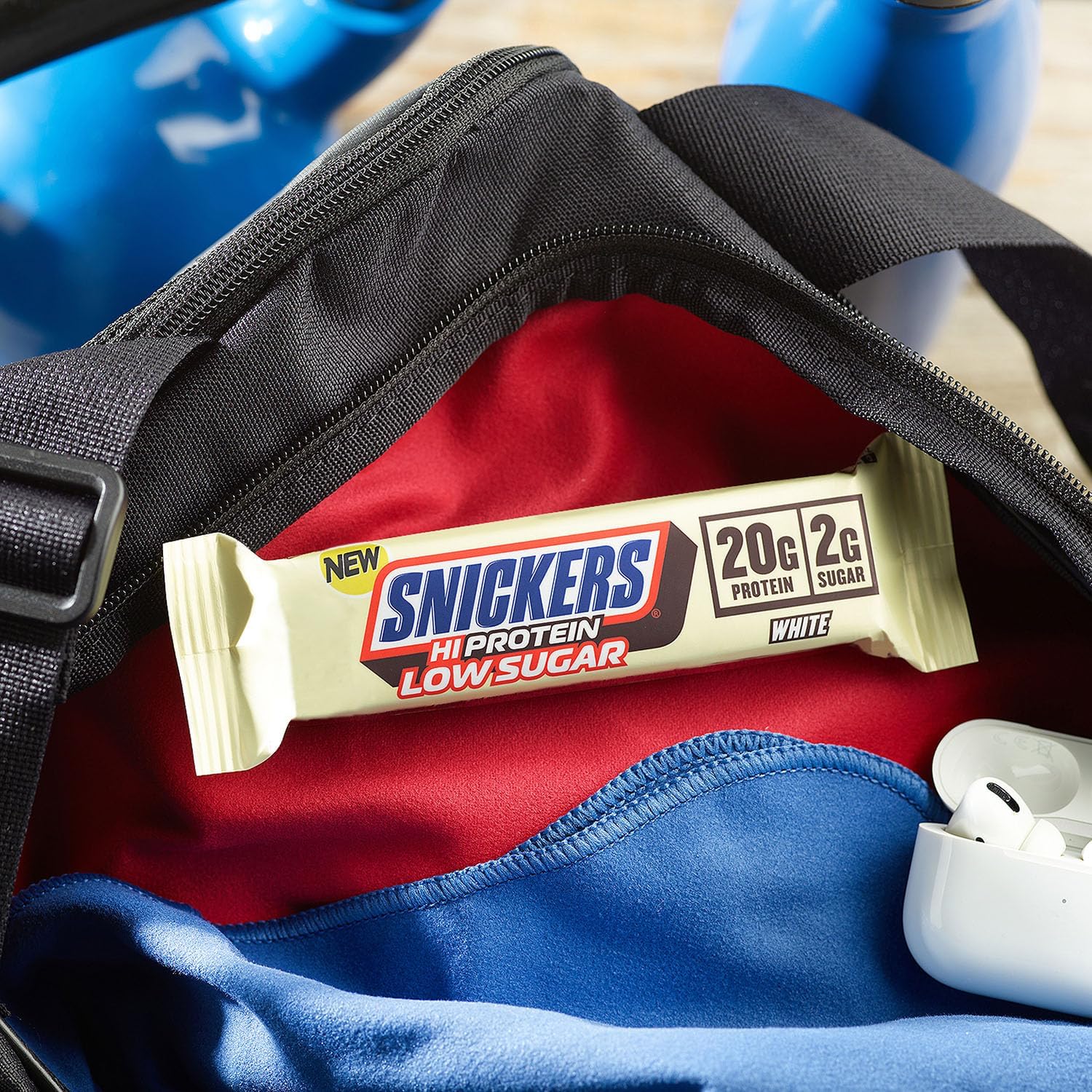 Snickers White Chocolate Hi-Protein Low Sugar Bar 57g - Box of 12