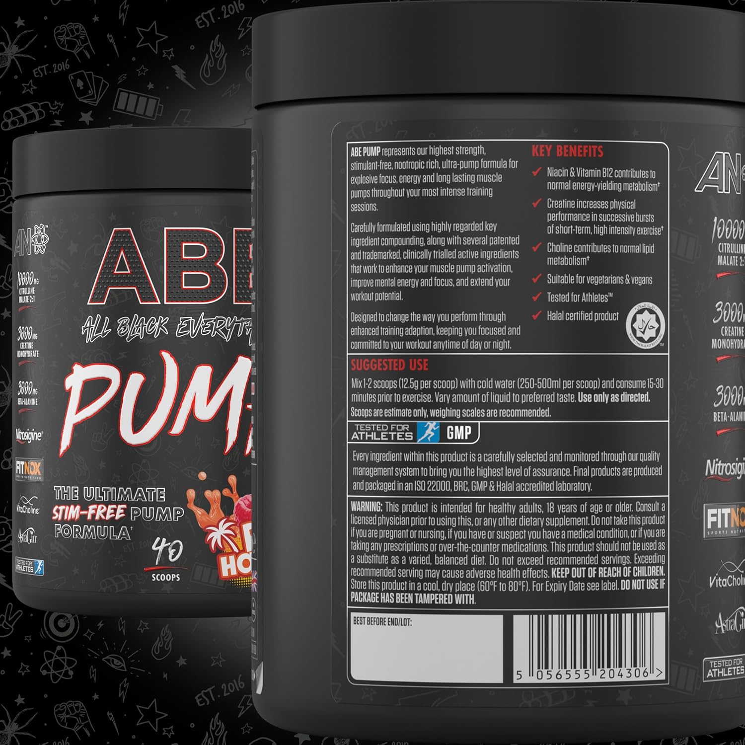 Applied Nutrition ABE Pump Pre Workout - Blue Razz