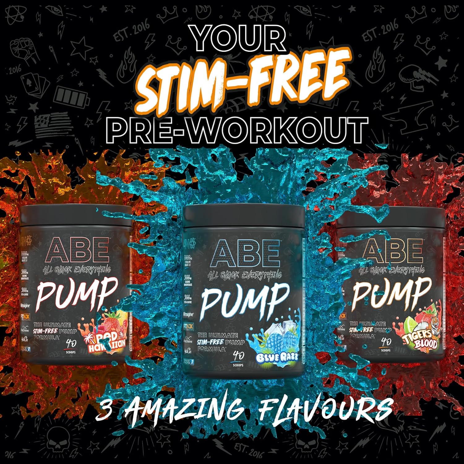 Applied Nutrition ABE Pump Pre Workout - Blue Razz