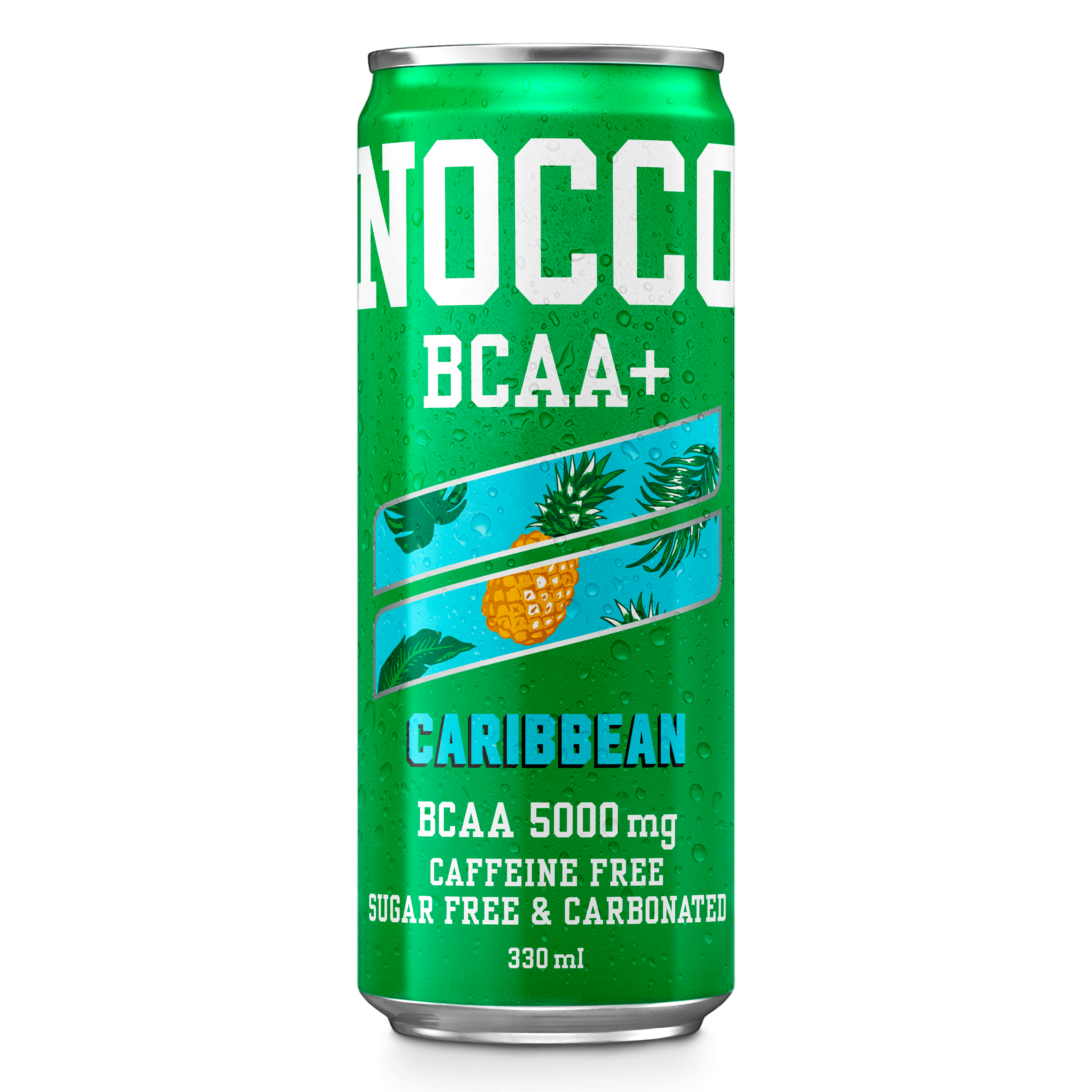 NOCCO Caribbean BCAA+ Energy Drink 330ml - Case of 12