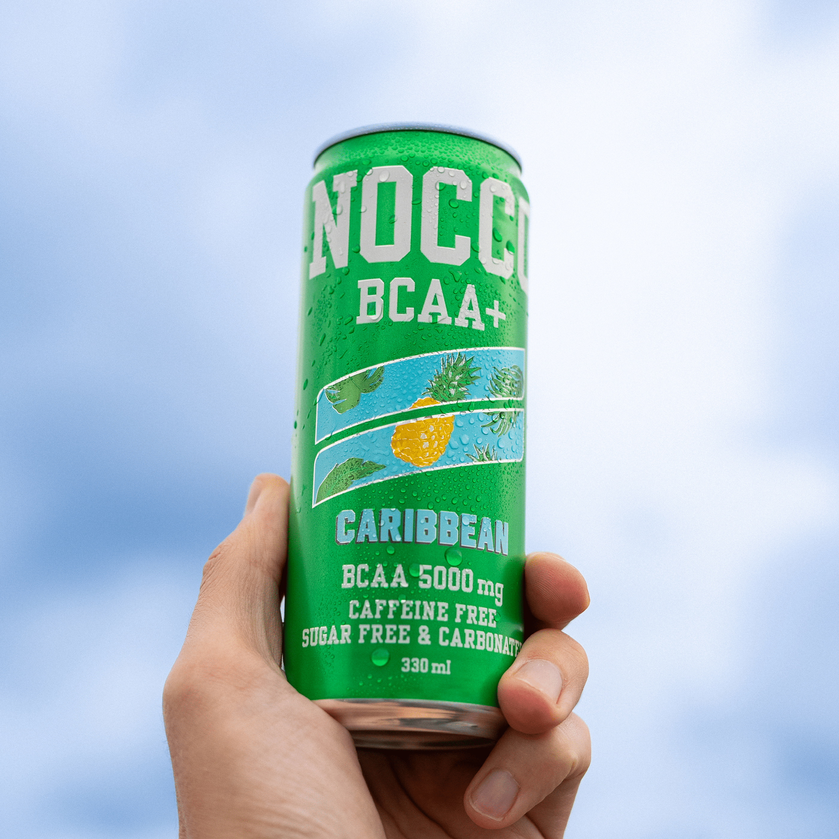 NOCCO Caribbean BCAA+ Energy Drink 330ml - Case of 12