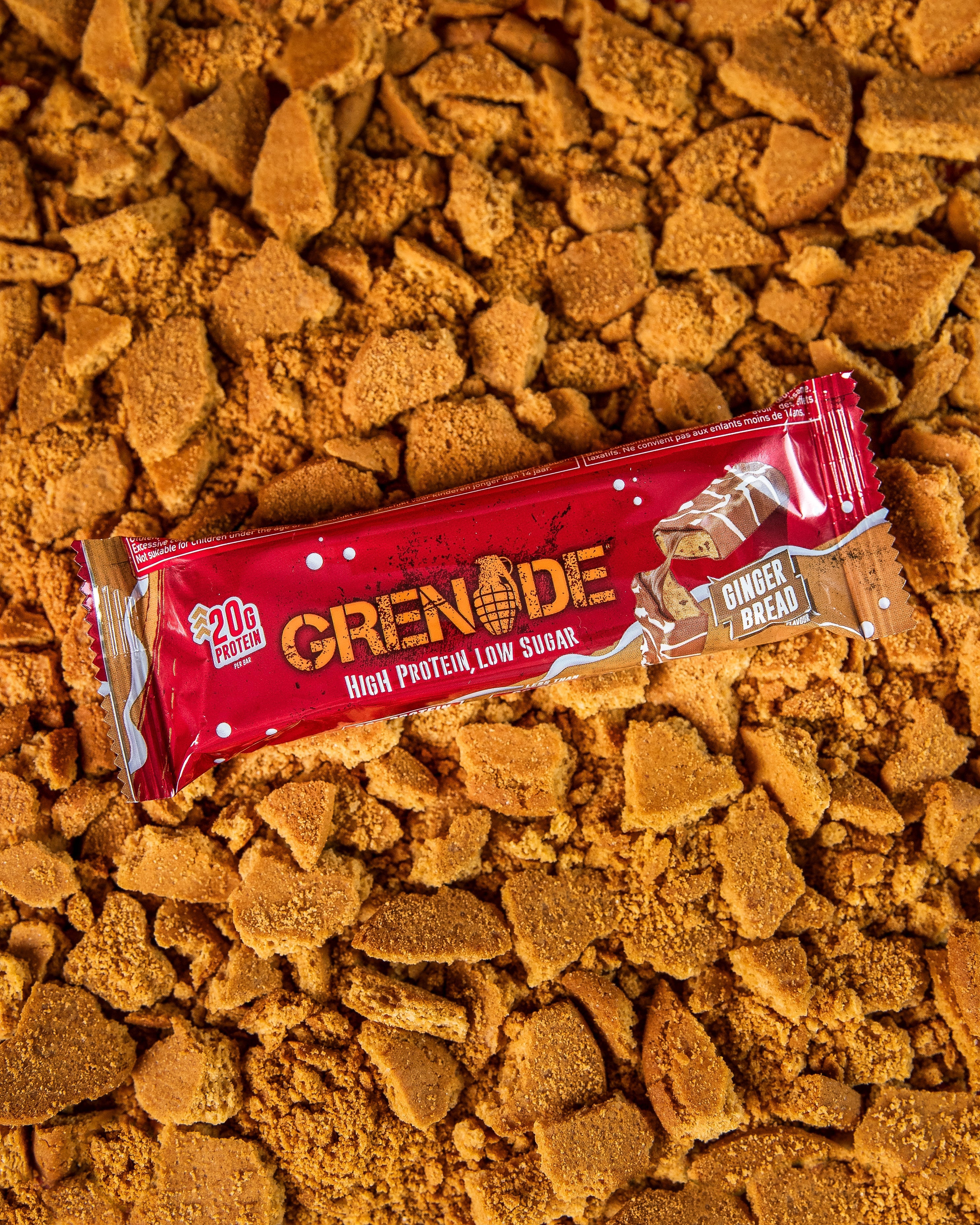 Grenade Gingerbread Protein Bar 60g - Case of 12