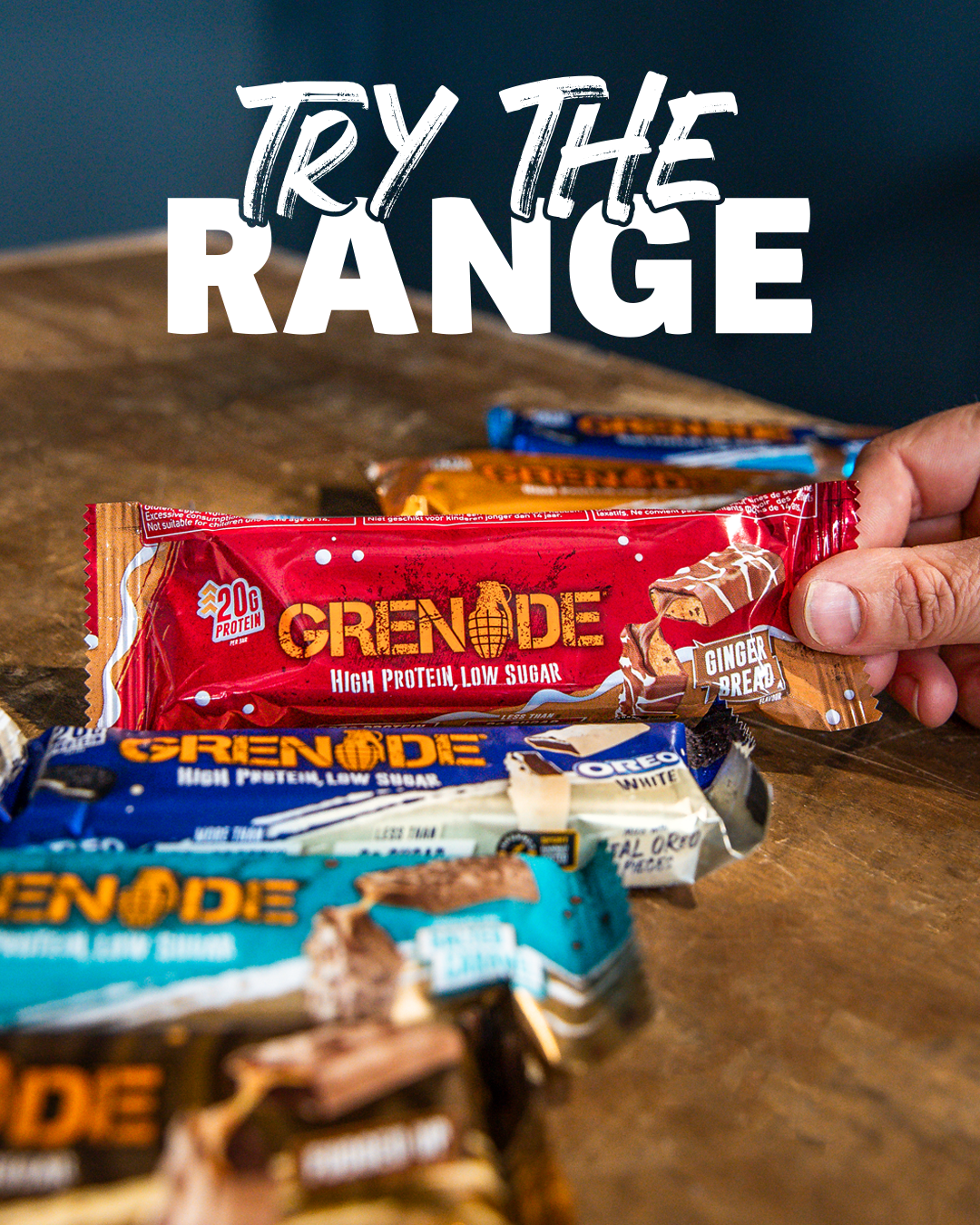 Grenade Gingerbread Protein Bar 60g - Case of 12