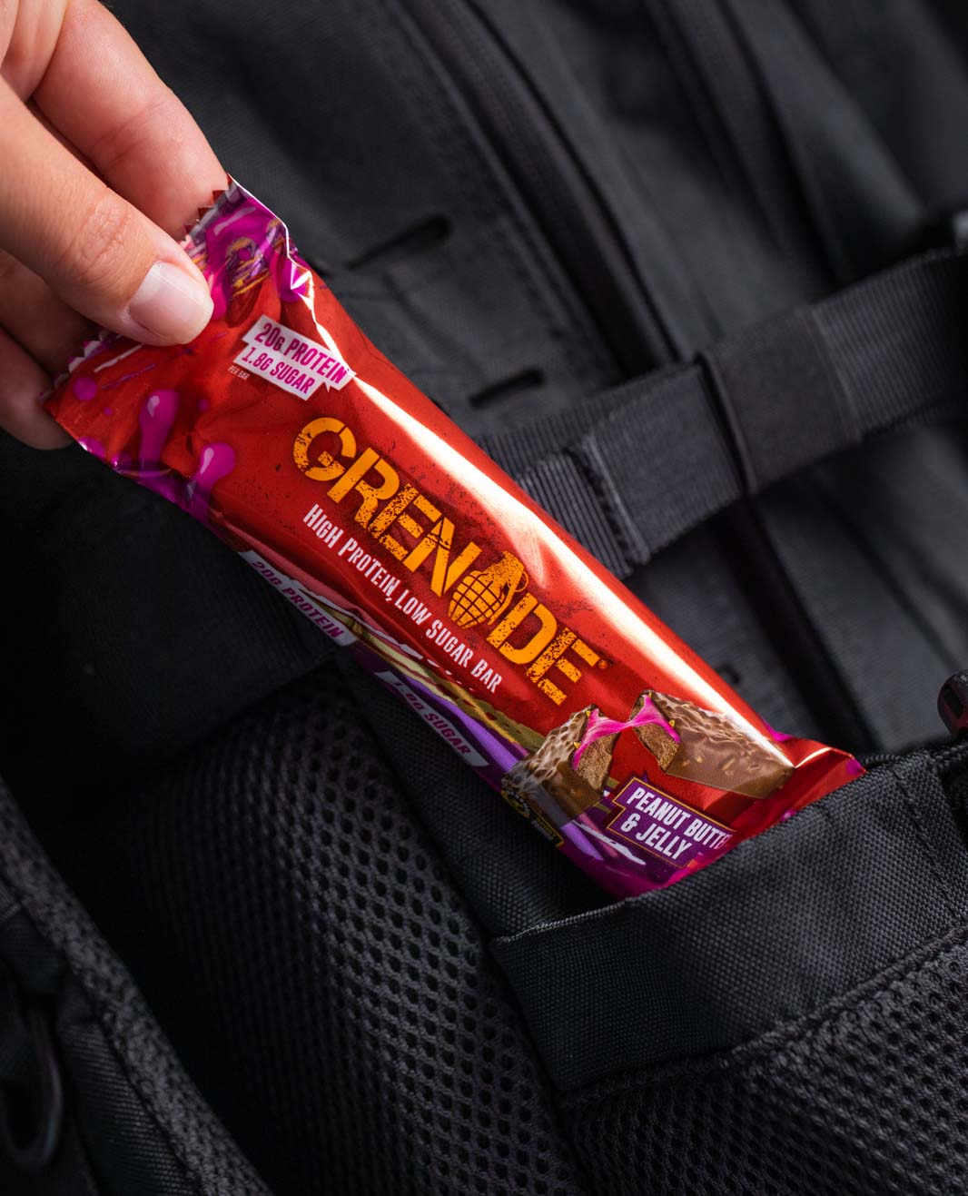 Grenade Peanut Butter & Jelly Protein Bar 60g - Case of 12