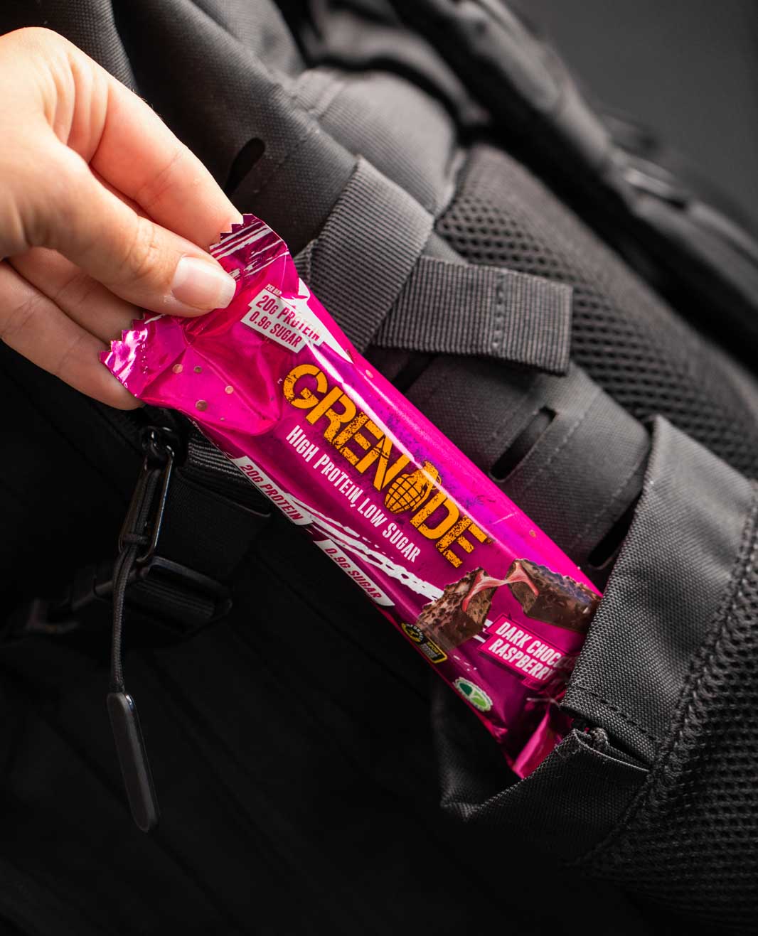 Grenade Dark Chocolate Raspberry Protein Bar 60g - Case of 12