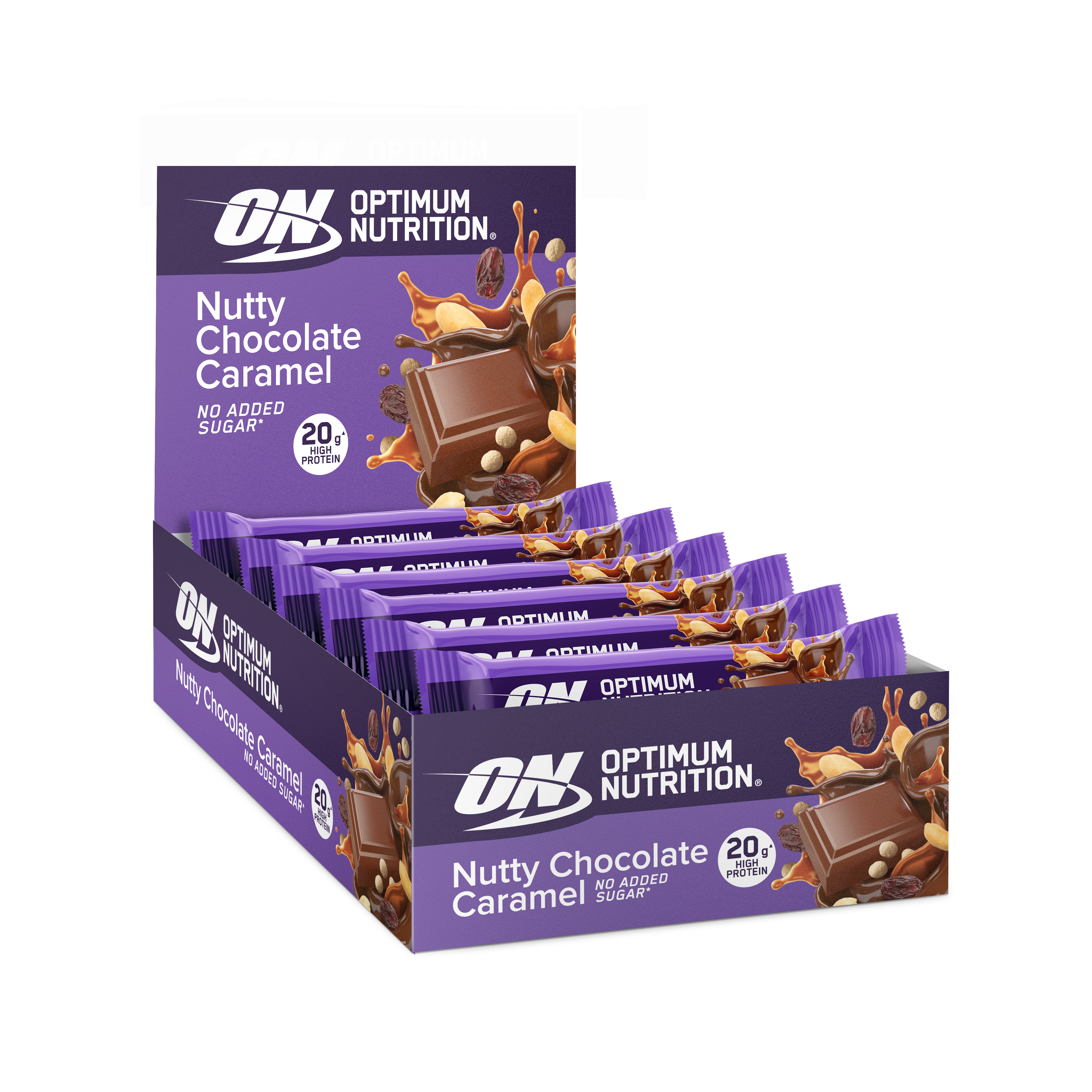 Optimum Nutrition Nutty Chocolate Caramel Protein Bar